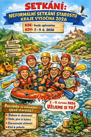 Neformální setkání starostů Kraje Vysočina 2026